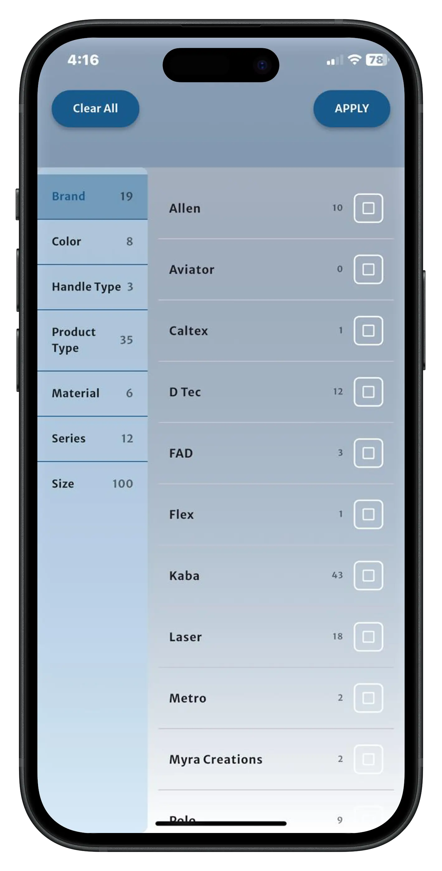 DTC project screen 5